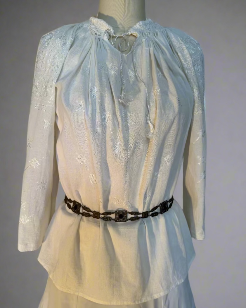 White Peasant Blouse