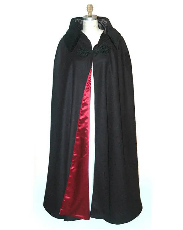Boat Cloak FDR Naval Black Wool Cape Carpatina