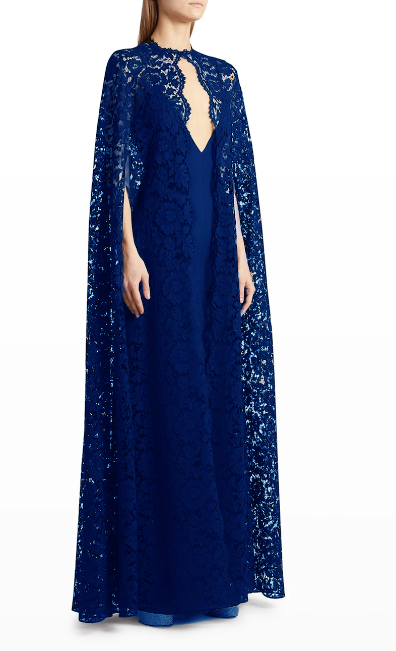 Lace Long Cape Carpatina