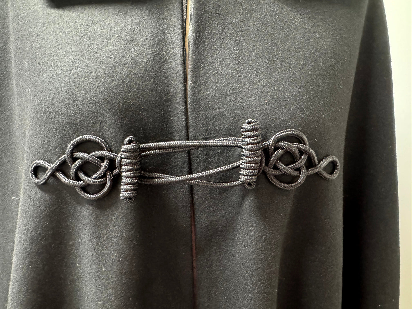 Boat Cloak Naval Black Wool Cape Carpatina