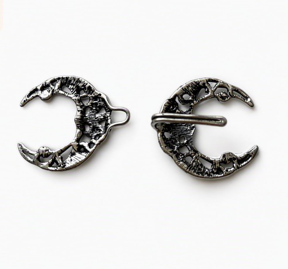 Moon Clasps for Cloaks