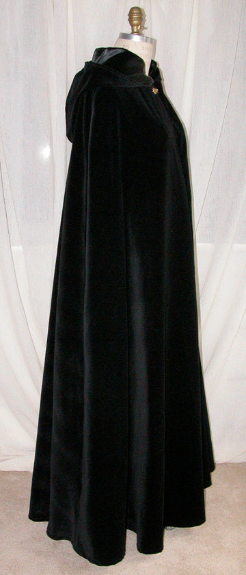 Black Velvet Cloak