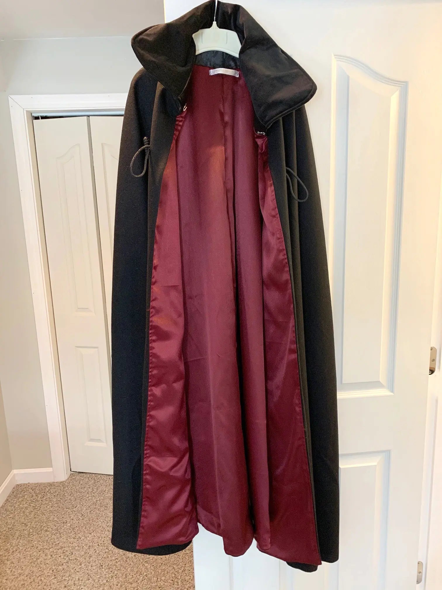 the marine corps' evening dress boat cloak Boat Cloak Naval Black Wool Cape Sm