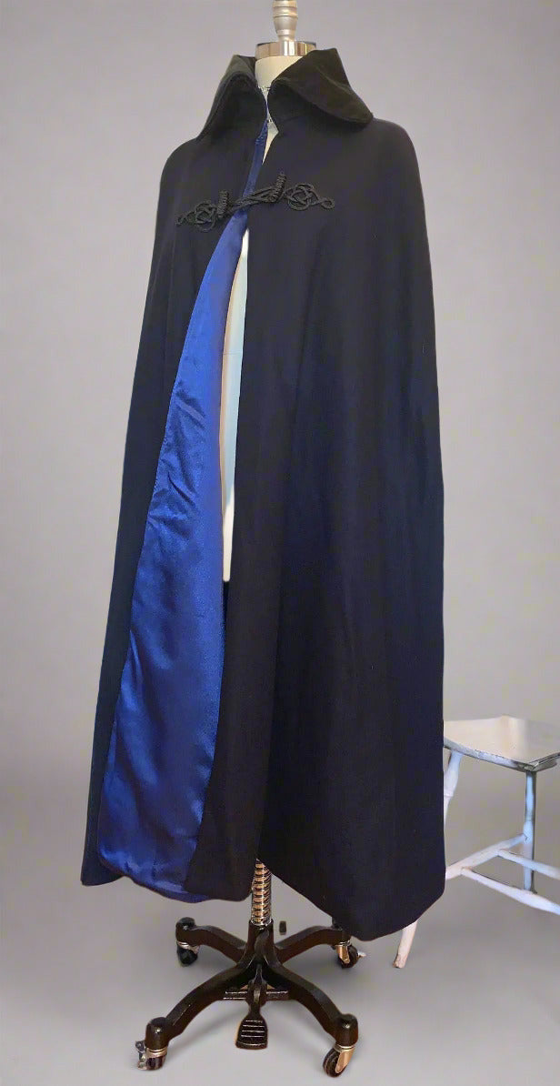 navy boat cloak cape