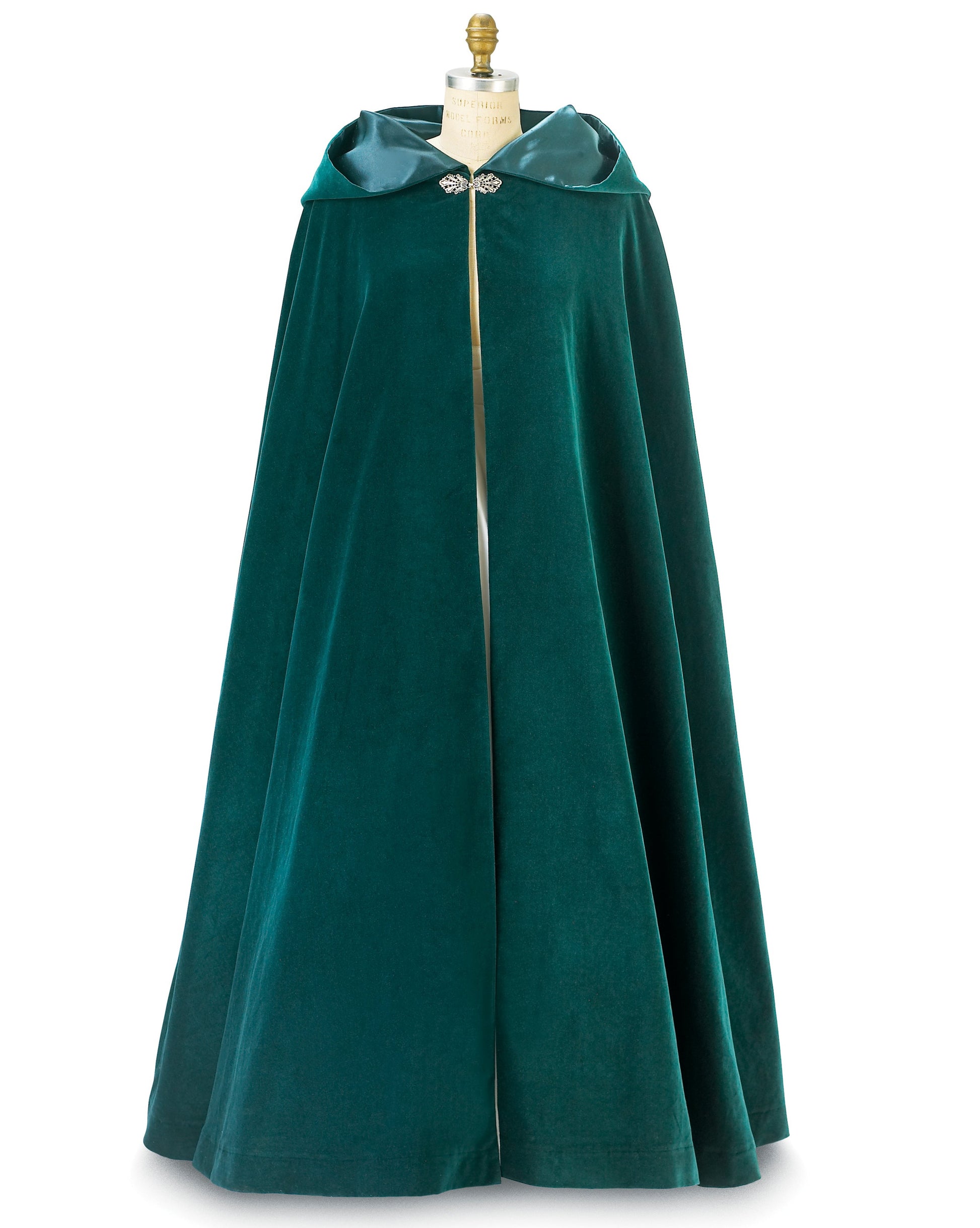 green velvet cloak
