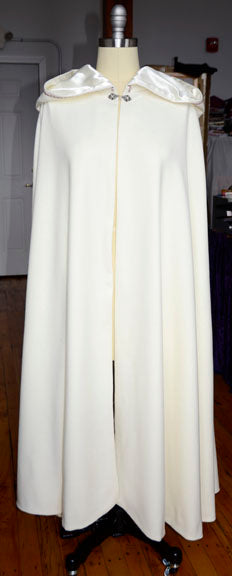 Ivory Wool Wedding Cloak